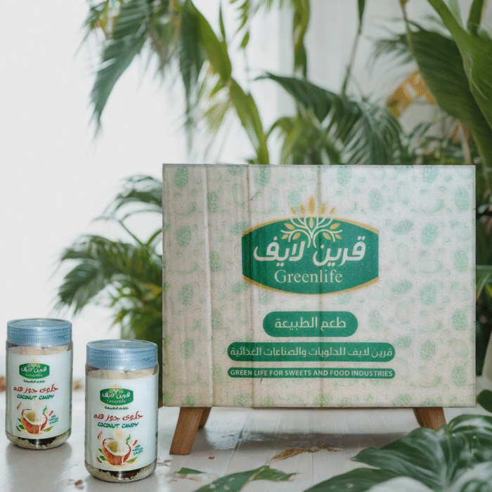 كرتونة حلاوة جوز الهند
